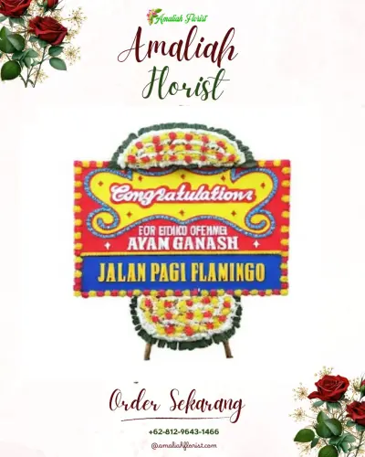 Bunga Papan Congratulation di Ponjalae